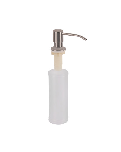 Мойка для кухни с двумя чашами интегрированная Lidz Handmade H7843 (LDH7843BRU35387) Brushed Steel 3,0/1,0 мм