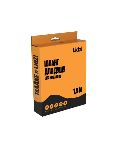 Шланг Lidz Niagara 03 1,5 м LDNIA03CRM35452 Chrome