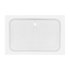 Душевой поддон KAPIELKA ST120x80х14 низкий, прямоугольный, диаметр слива 52 мм Lidz