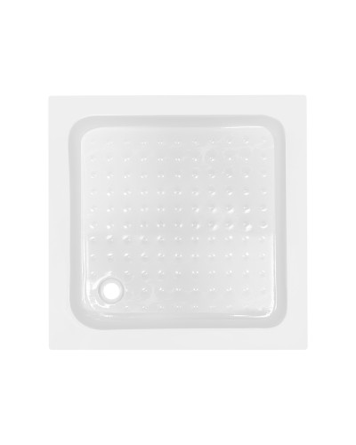 Lidz Душевой поддон KAPIELKA ST80x80х14 низкий квадратный, диаметр слива 52 мм