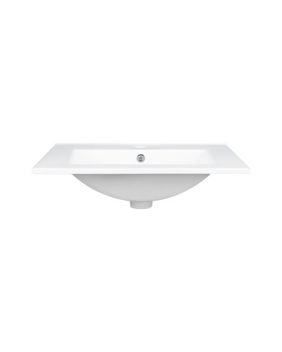 Раковина Qtap Albatross 600х460х180 White с донным клапаном QT01113060CW