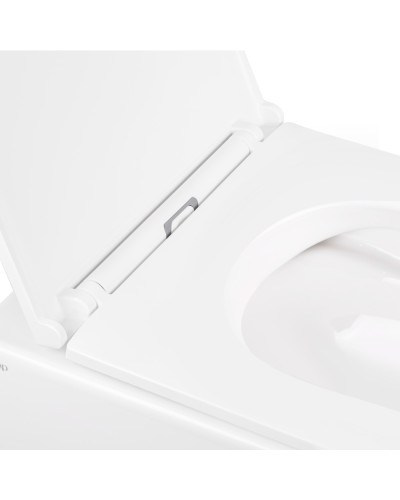 Унитаз подвесной Qtap Robin безободковый с сиденьем Soft-close QT1333046ENRW
