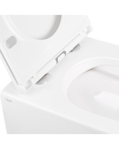 Унитаз подвесной Qtap Robin безободковый с сиденьем Soft-close QT1333046ENRW