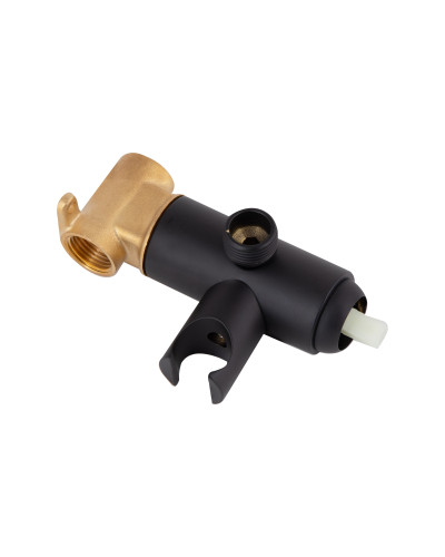 Набор для гигиенического душа Qtap Inspai-Varius округлый QTINSVARBСRV00440001 Black Matt