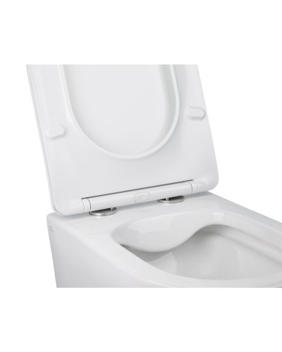 Унитаз подвесной Qtap Jay безободковый с сиденьем Soft-close QT07335176W