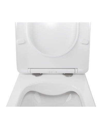 Унитаз подвесной Qtap Jay безободковый с сиденьем Soft-close QT07335176W