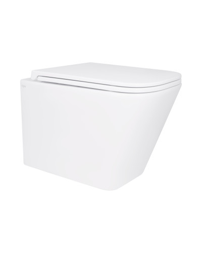 Унитаз подвесной Qtap Tern безободковый с сиденьем Soft-close QT1733052ERW
