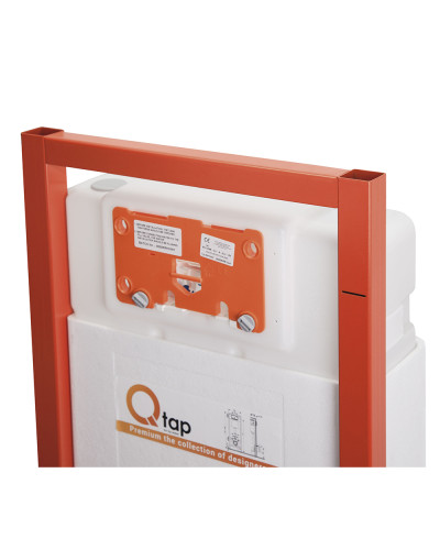Набор инсталляция 4 в 1 Qtap Nest ST с линейной панелью смыва QT0133M425V1107GB