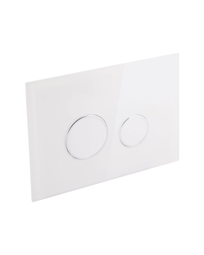 Набор инсталляция 4 в 1 Qtap Nest ST с круглой панелью смыва QT0133M425V1164GW