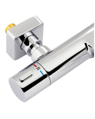 Смеситель для ванны Qtap Votice термостатический QVTC30T105GC Chrome