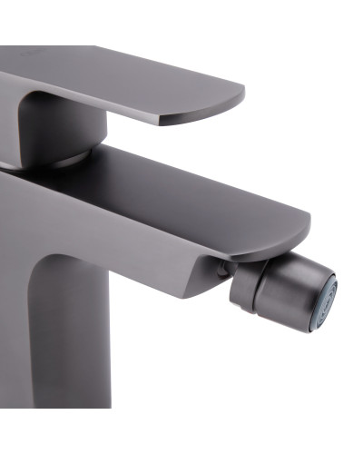 Смеситель для биде Qtap Lipno QTLIPNO2023101G Graphite
