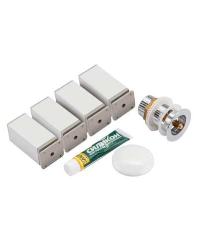 Комплект Qtap Albatross 810х825х460 White тумба напольная +  раковина врезная  QT0171TN800D3080CW