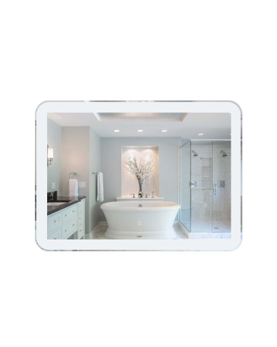 Зеркало Qtap Swan 1000х700 с LED-подсветкой Touch, диммер, рег. яркости QT1678141470100W