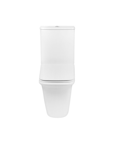 Унитаз-компакт Qtap Kalao безободковый с сиденьем Soft-close QT08221213AW