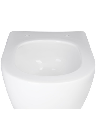 Унитаз подвесной Qtap Jay безободковый Ultra Quiet с сиденьем Soft-close QT07335177W