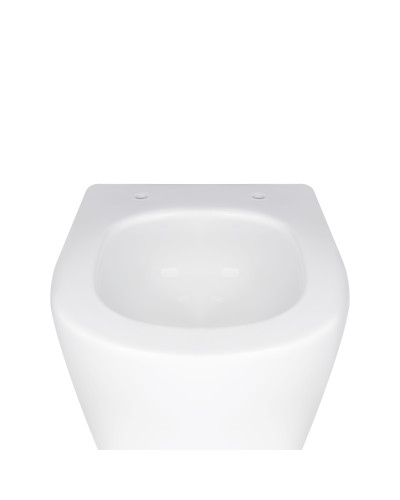 Унитаз подвесной Qtap Swan безободковый Ultra Quiet с сиденьем Soft-close QT16335179W