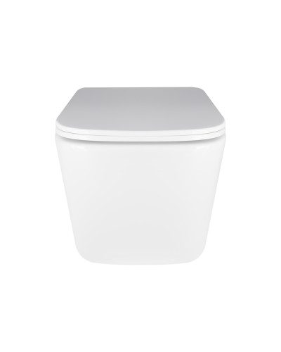 Унитаз подвесной Qtap Crow безободковый с сиденьем Soft-close QT05335171W