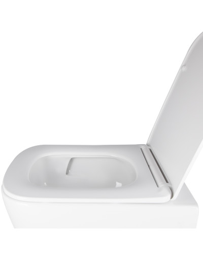 Унитаз подвесной Qtap Crow безободковый с сиденьем Soft-close QT05335171W