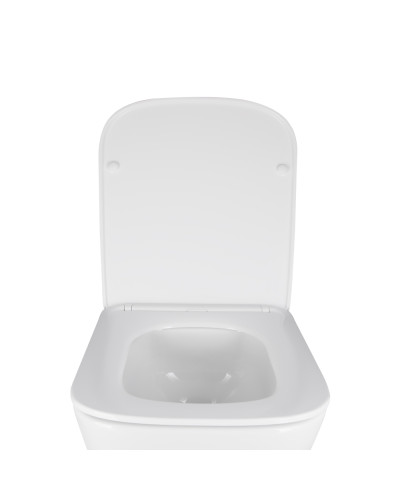 Унитаз подвесной Qtap Crow безободковый с сиденьем Soft-close QT05335171W