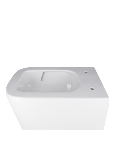 Унитаз подвесной Qtap Crow безободковый с сиденьем Soft-close QT05335171W