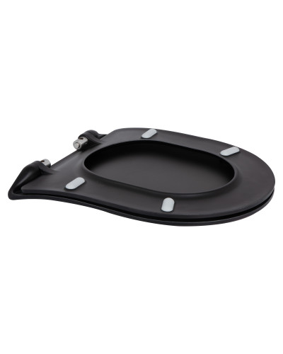 Унитаз подвесной Qtap Taurus безободковый с сиденьем Soft-close QT2433084EUQMB