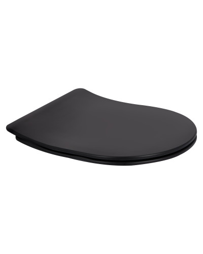 Унитаз подвесной Qtap Taurus безободковый с сиденьем Soft-close QT2433084EUQMB