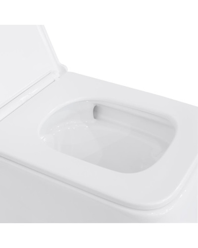Унитаз подвесной Qtap Gemini безободковый с сиденьем Soft-close QT2533076EUQW