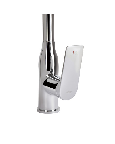Смеситель для кухни Qtap Vlasta New с выдвижным изливом QTVLA344CRM45646 Chrome