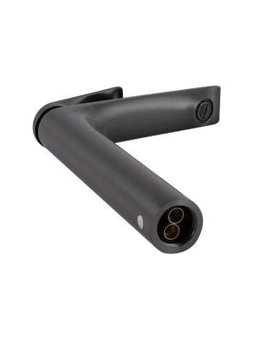 Смеситель для раковины Qtap Vlasta New высокий QTVLA269GMB45653 Gunmetal Black PVD