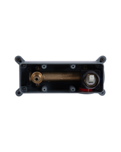 Смеситель для раковины Qtap Gemini скрытого монтажа QTGEM273BLM45694 Black Matt