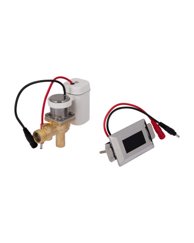 Писсуар напольный Qtap Scorpio с ИК-датчиком автоматического смыва 430х370х990 White QT1488101HW
