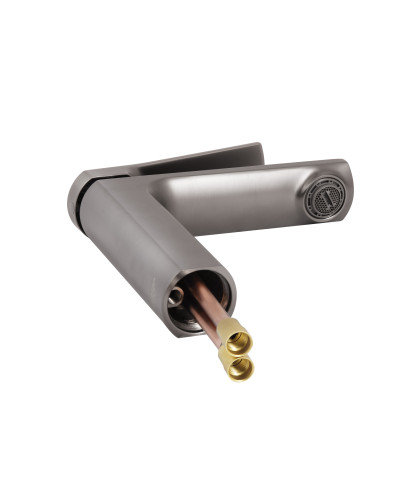 Смеситель для раковины Qtap Slavonice QTSLA270GMB45924 Gunmetal Black PVD