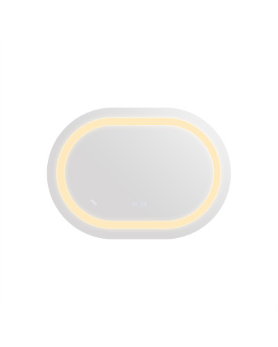 Зеркало Qtap Gemini 600х800 с LED-подсветкой Touch, с антизапотеванием, с диммером, рег. темп. цвета (3000-6500K) Reverse QT2578R6080