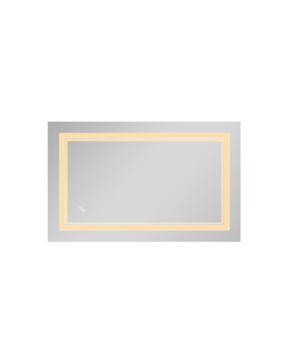 Зеркало Qtap Cardinal 500х800 с LED-подсветкой Touch, с антизапотеванием, с диммером, рег. темп. цвета (3000-6500K) Reverse QT0478C5080