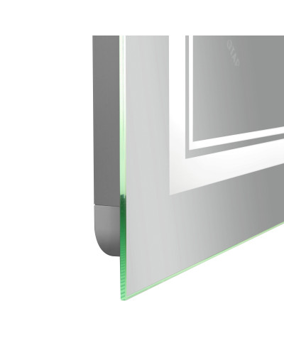 Зеркало Qtap Cardinal 500х700 с LED-подсветкой Touch, с антизапотеванием, с диммером, рег. темп. цвета (3000-6500K) Reverse QT0478C5070