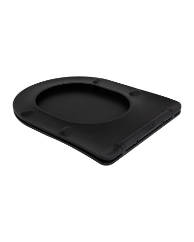 Унитаз подвесной Qtap Scorpio Ultra Quiet с сиденьем с сиденьем Soft-Close MATT BLACK QT14332380AMB