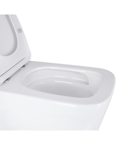 Унитаз подвесной Qtap Tern Ultra Quiet с сиденьем с сиденьем Soft-Close WHITE QT17332303AW