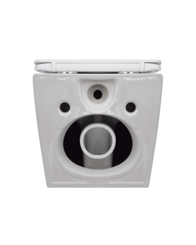 Унитаз подвесной Qtap Jay безободковый с сиденьем Soft-close QT07335175W