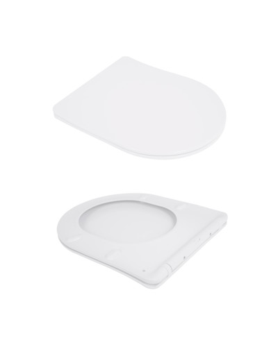 Унитаз подвесной Qtap Jay безободковый с сиденьем Soft-close QT07335175W