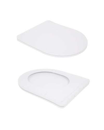 Унитаз подвесной Qtap Swan безободковый с сиденьем Soft-close QT16335180W